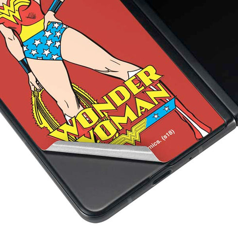 DC Comics Wonder Woman Classic Art Pose Galaxy Z Fold4 5G Skin